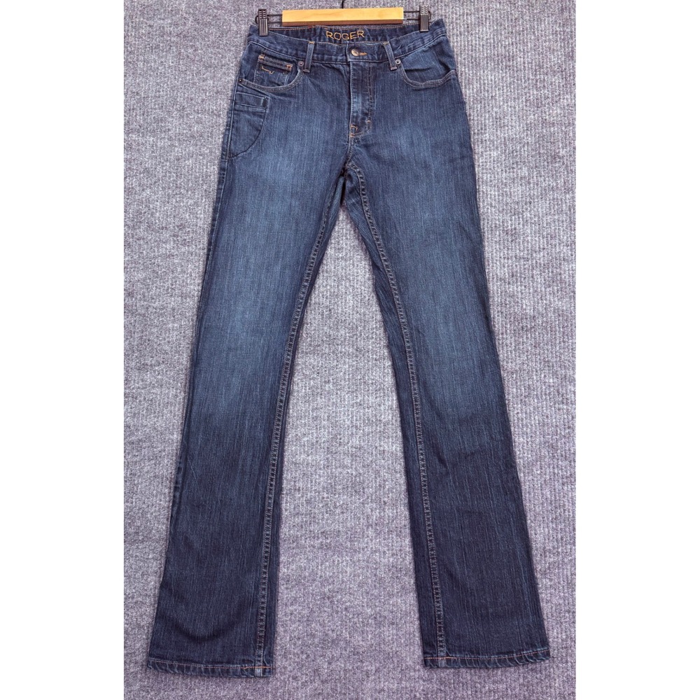 Kimes Ranch Roger Mens Western Jeans Dark Wash Blue 30x34 Made in USA